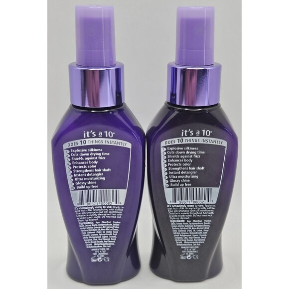 It's a 10 Silk Express Miracle Silk Leave in 4 oz Lot Of 2 bottles - Picture 2 of 2